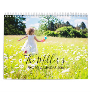 Custom Photo Calendar, Editable Calendar