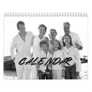 Custom Photo Calendar, Editable Calendar