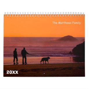 Custom Photo Calendar   Editable Year Text