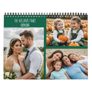 Custom Photo Calendar – Full-Page Monthly Photos,