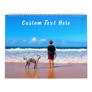 Custom Photo Calendar Gift Your Pet Photo and Text