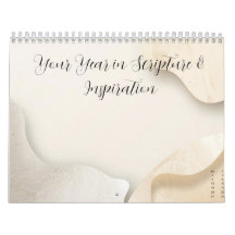 Custom Photo Calendar with Bible Verses