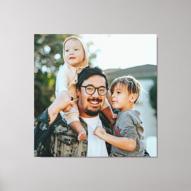 Custom Photo Canvas Print (Front)