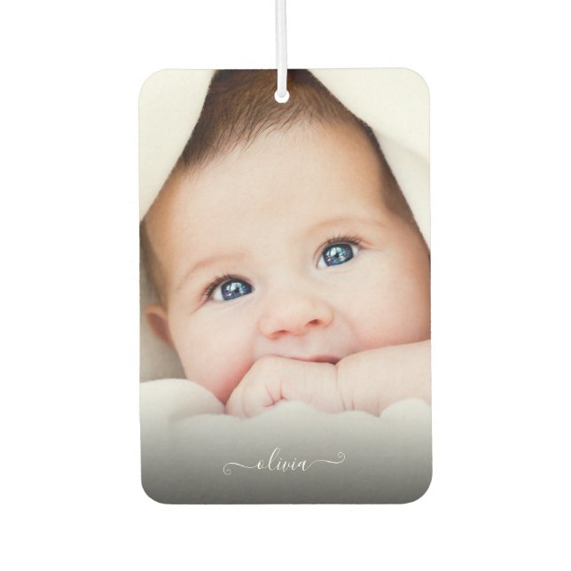 Custom Photo Car Name Air Freshener (Front)