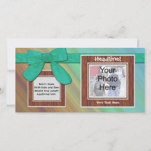 Custom Photo Card, Birthday or Birth Announcement