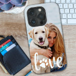 Custom Photo Case-Mate iPhone 14 Pro Case<br><div class="desc">Now you can carry your best friend with you wherever you go with this custom dog pet photo iPhone case . This photo with personalised name design is trendy, elegant, cool and cute. Customise with your favourite dog photo, cat photo, or any pet with paws ! Add name to personalise....</div>