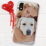 Custom Photo Case-Mate iPhone Case<br><div class="desc">Now you can carry your best friend with you wherever you go with this custom dog pet photo iPhone case . This photo with personalised name design is trendy, elegant, cool and cute. Customise with your favourite dog photo, cat photo, or any pet with paws ! Add name to personalise....</div>
