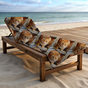 Custom Photo Cat Dog Pet Beach Towel