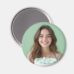 Custom Photo Celebration Keepsake Refrigerator Magnet