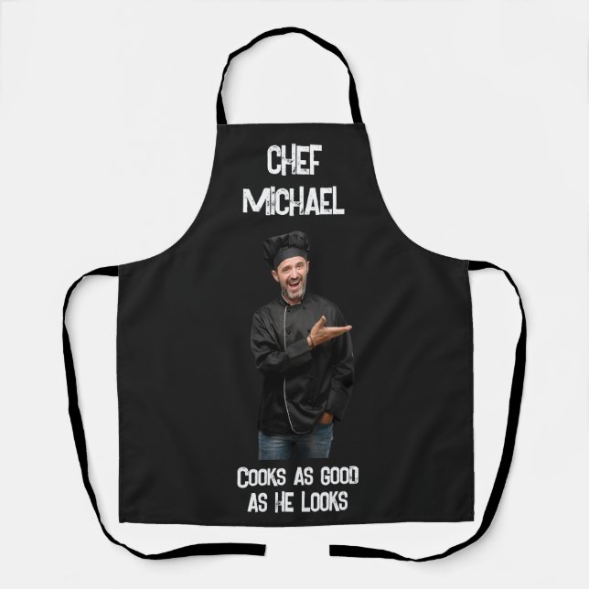 Custom Photo Chef  Apron (Front)