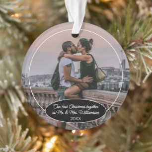 Custom Photo Christmas Classic Personalised 2025 Ornament