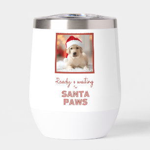 Custom Photo, Christmas Dog Santa Paws
