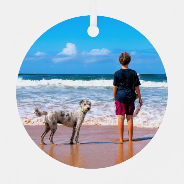 Custom Photo Christmas Ornaments Your Own Design (Front)