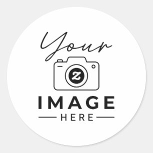 Custom Photo Classic Round Sticker
