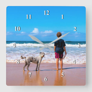 Custom Photo Clock Your Own Design With Pet