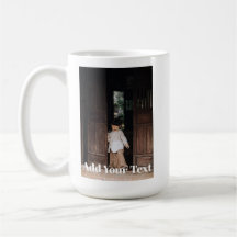 Custom Photo Coffee Add Photo and Text