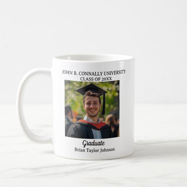 Custom photo coffee mug gradate (Left)