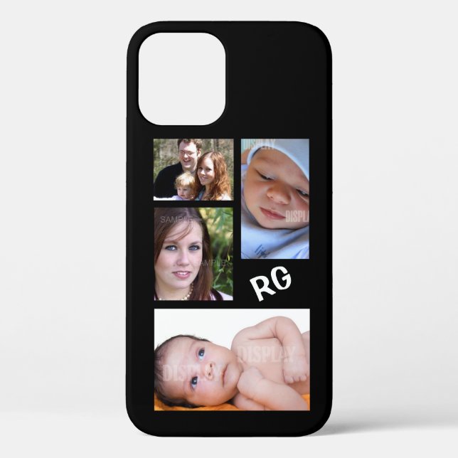 Custom Photo Collage Customisable Case-Mate iPhone Case (Back)