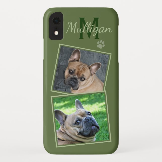 Custom Photo Collage Dog Pet Cat Cute Quote Photo Case-Mate iPhone Case (Back)
