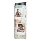 Custom Photo Collage floral  Personalised tumbler