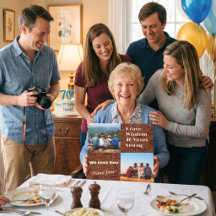 Custom Photo Collage Gifts for 70 Year Old Woman
