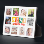 Custom Photo Collage Grandma Gifts Personalised  Plaque<br><div class="desc">Custom Photo Collage Grandma Gifts Personalised</div>