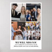 Custom Photo Collage Grid 5 Pictures 24x36 12x18