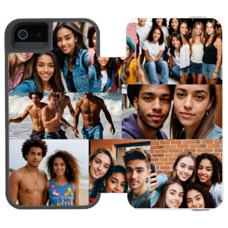 Custom Photo Collage Incipio Watson™ iPhone 5 Wallet Case