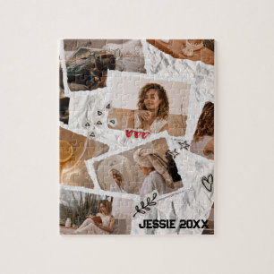 Custom Photo Collage Jigsaw Puzzle