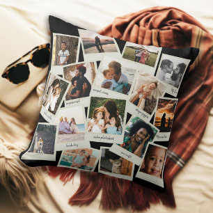 Custom Photo Collage Keepsake Cushion