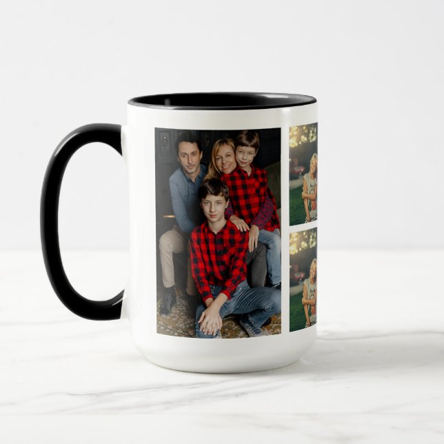 Custom Photo Collage Mug, Photo collage Gift, Coll Mug (Left)