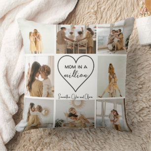 Custom Photo Collage “Mum in a Million - Cushion