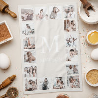 Custom Photo Collage Personalised Beige