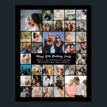 Custom Photo Collage Personalised Gift Poster<br><div class="desc">Turn your favourite photos into a stunning piece of wall art. This custom photo collage poster is the perfect way to tell your story, capturing a lifetime of memories in one beautiful display. With 100% personalisation, you can easily upload your own photos and customise the text, fonts, and colours to...</div>