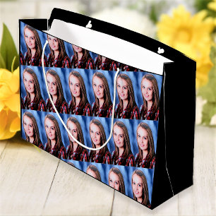 Custom Photo Collage Personalised Large Gift Bag