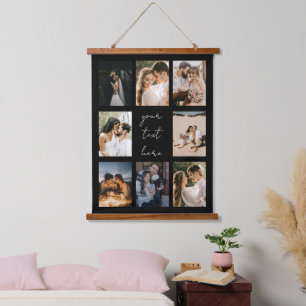 Custom Photo Collage Personalised Picture Family Hanging Tapestry