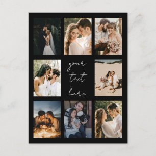 Custom Photo Collage Personalised Picture Family Holiday Postcard