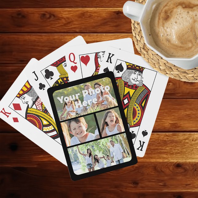 Custom Photo Collage Playing Cards (custom photo playing cards)