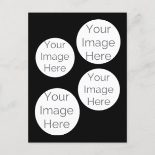 Custom Photo Collage Postcard – 4 Photo Template 