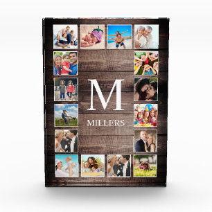 Custom Photo Collage Rustic Farmhouse Family