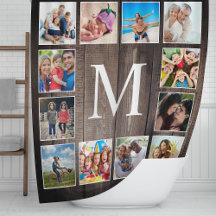 Custom Photo Collage Rustic Farmhouse Family