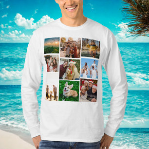 Custom Photo Collage Shirt, Custom 9 Photos T-Shirt