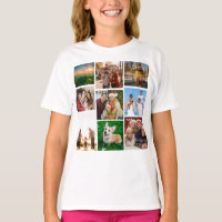 Custom Photo Collage Shirt, Custom 9 Photos