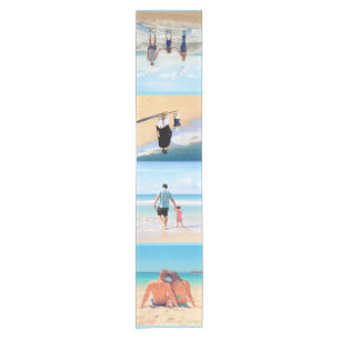 Custom Photo Collage Table Runner Personalised