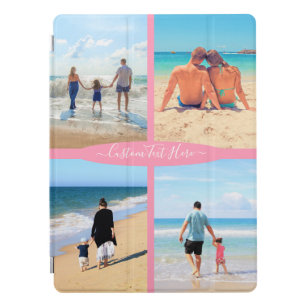 Custom Photo Collage Text Family Love Personalised iPad Pro Cover