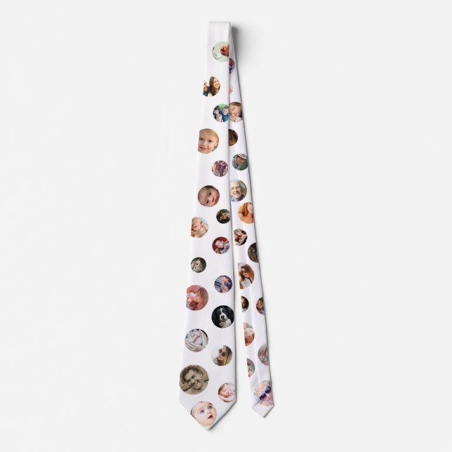 Custom Photo Collage Tie (Front)