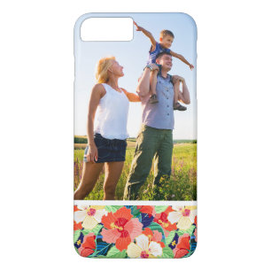 Custom Photo Colorful Hibiscus Pattern Case-Mate iPhone Case