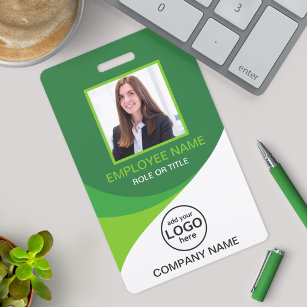 Custom photo corporate employee name tags badge ID badge