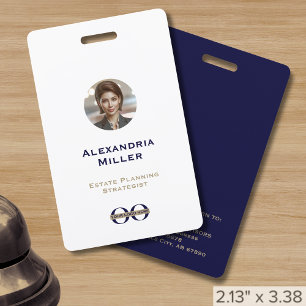 Custom Photo Corporate Logo Staff Identification ID Badge