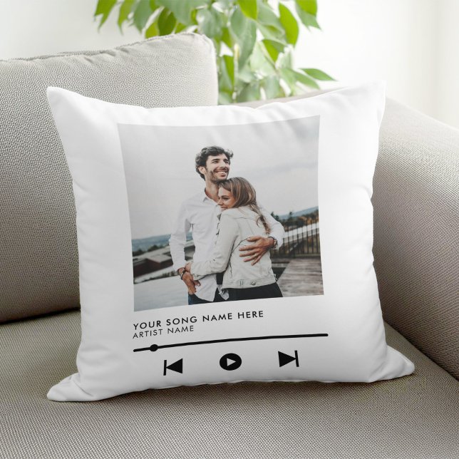 Custom Photo Couple Love Song Cushion (Creator Uploaded)